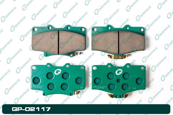 Колодки тормозные дисковые PF-1351 / AN406WK / GP-02117 / TABP2280 TRUSTAUTO