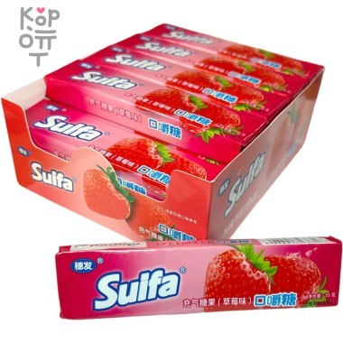 Жевательная конфета Suifa Candy - со вкусом Клубники — Корейские товары для всей семьи(КорОпт)