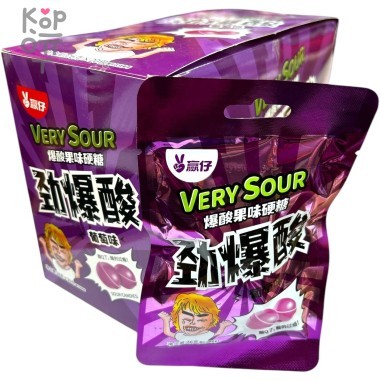 Возмутительно кислые конфеты PlayBoy с кислым вкусом Черники — Корейские товары для всей семьи(КорОпт)