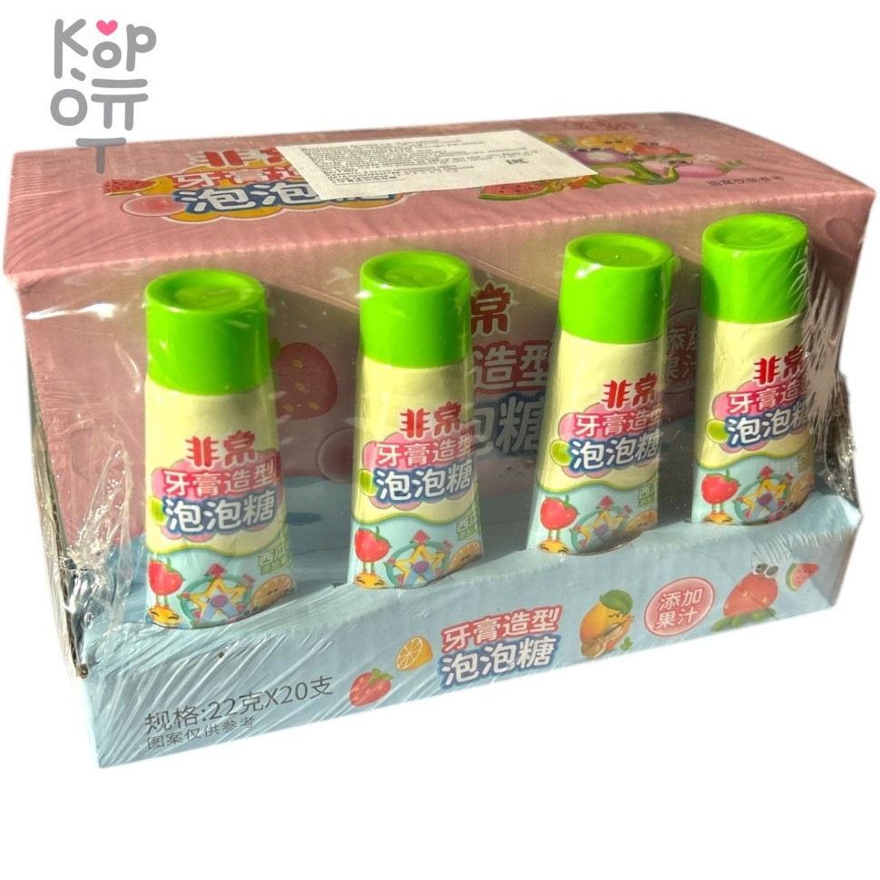 Жевательная резинка Piaoliang - Волшебный тюбик, со вкусом звездных фруктов, купить с доставкой на дом фото 1 — Корейские товары для всей семьи(КорОпт)