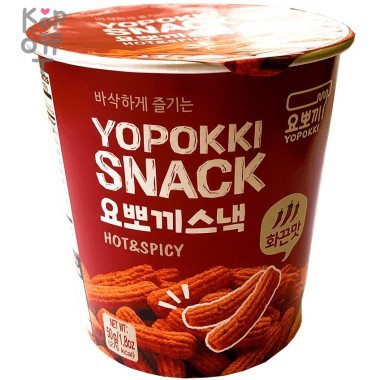 Снэк YOPOKKI остро-пряный вкус &quot;YOPOKKI SNACK HOT&amp;SPICY&quot; 50гр. — Корейские товары для всей семьи(КорОпт)