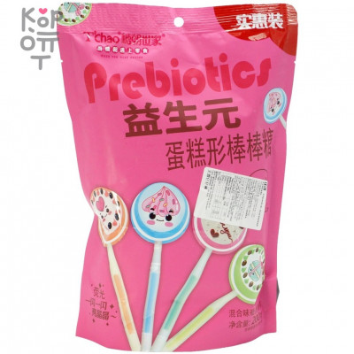 Леденец T'Chao Prebiotics Тортики на палочке