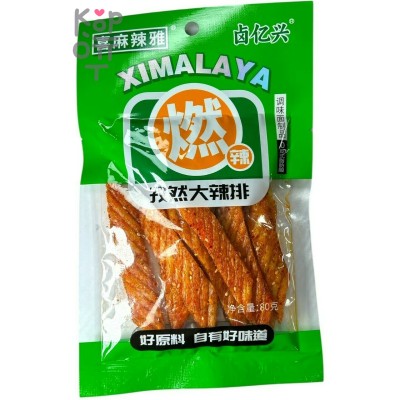 Снэк Ximalaya Foods 80гр., Серия закусок - Приключение в Гималаях, палочка острого перца со вкусом стейка с тмином