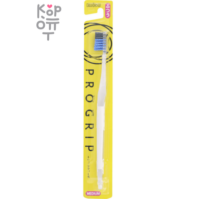 EBISU Pro Grip Hub Toothbrush - Зубная щетка (для улучшенного очищения лунки зуба и межзубного пространства со спиральными и утончёнными ворсинками).
