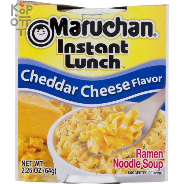 Maruchan Instant Lunch Cheddar Cheese Лапша быстрого приготовления со вкусом сыра Чеддар 64 г