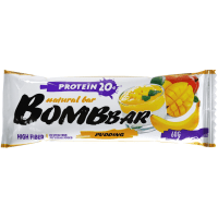 Неглазированный батончик Bombbar Pudding "банан-манго", 60гр. 