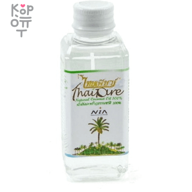 Thai Pure Natural Coconut Oil - 100% Кокосовое масло холодного отжима 60мл.  — Корейские товары для всей семьи(КорОпт)