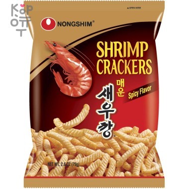 NongShim Shrimp Cracker - Чипсы Нонг Шим Креветка 75гр. — Корейские товары для всей семьи(КорОпт)