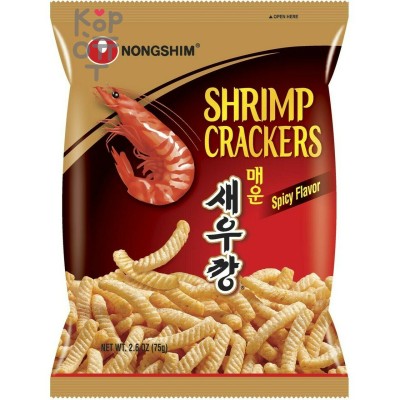 NongShim Shrimp Cracker - Чипсы Нонг Шим Креветка 75 г