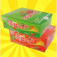 Жевательная резинка Piaoliangtu сэндвич со вкусом Клубники, Апельсина и Арбуза, 20гр.