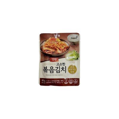 Dongwon Premium Stir-Fried Kimchi — Капуста кимчи обжаренная, 80 г