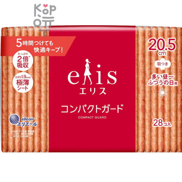 Daio Elis Compact Guard - Гигиенические прокладки с увеличенной клеевой поверхностью, с крылышками.