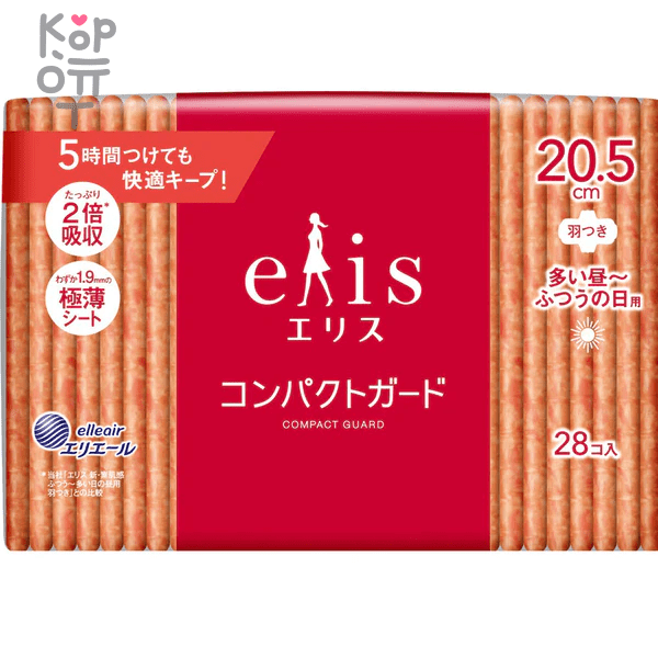 Daio Elis Compact Guard - Гигиенические прокладки с увеличенной клеевой поверхностью, с крылышками., купить с доставкой на дом фото 1 — Корейские товары для всей семьи(КорОпт)