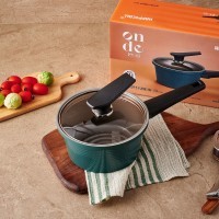 HappyCall OnDe Ceramic Pot IH Экологичная облегченная кастрюля с керамическим покрытием, без PFOA и PFOS, зеленая