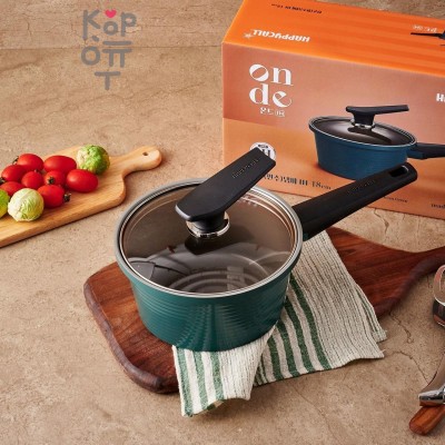 HappyCall OnDe Ceramic Pot IH Экологичная облегченная кастрюля с керамическим покрытием, без PFOA и PFOS, зеленая