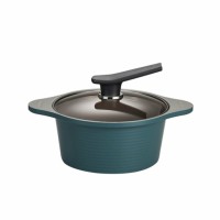 IH Экологичная облегченная Кастрюля HappyCall OnDe Ceramic Pot IH с керамическим покрытием без PFOA и PFOS, Зеленая
