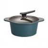 IH Экологичная облегченная Кастрюля HappyCall OnDe Ceramic Pot IH с керамическим покрытием без PFOA и PFOS, Зеленая, купить с доставкой на дом фото 13 — Корейские товары для всей семьи(КорОпт)