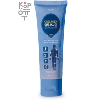 NADAM Collagen Glucosamine COOL Cream - Освежающий крем с Глюкозамином и Коллагеном 165мл.