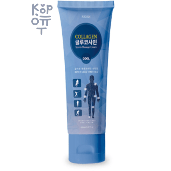 NADAM Collagen Glucosamine COOL Cream - Освежающий крем с Глюкозамином и Коллагеном 165мл.