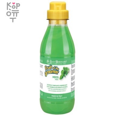 ISB Fruit of the Grommer Mint Шампунь для любого типа шерсти с витамином В6 500 мл — Корейские товары для всей семьи(КорОпт)