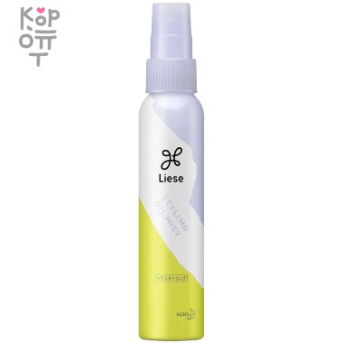 KAO Liese Styling Oil Mist - Спрей для контроля спутанности волос «Прямые и гладкие» 88мл. &mdash; Корейские товары для всей семьи(КорОпт)