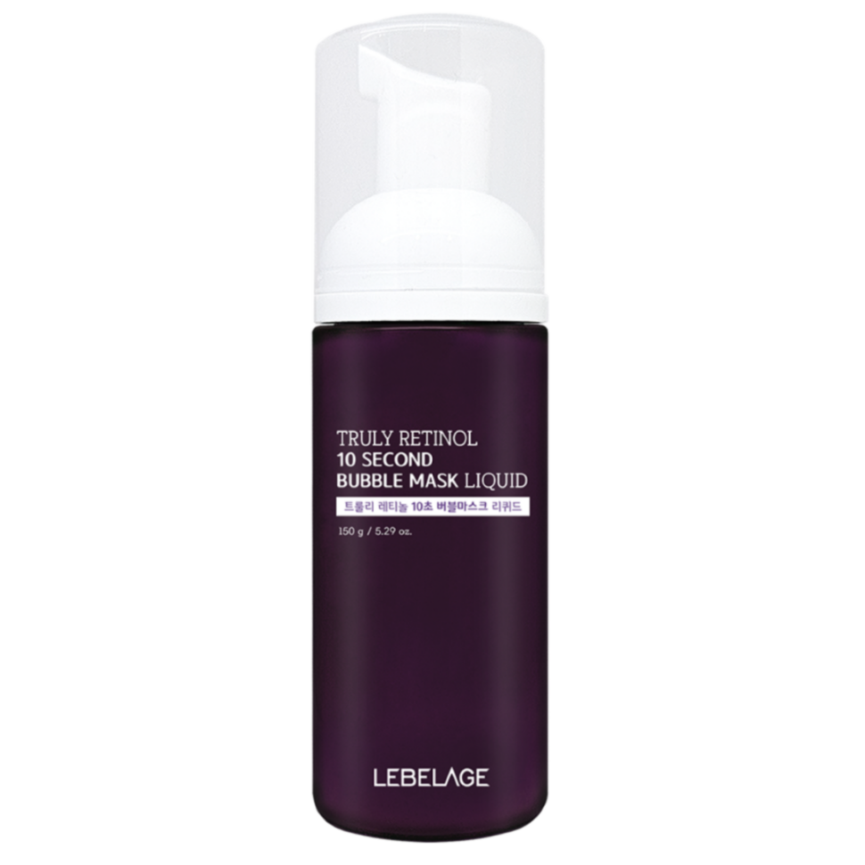 LEBELAGE Truly Retinol 10 Second Bubble Mask Liquid — Пузырьковая маска для очищения кожи с ретинолом, 150 граммов
