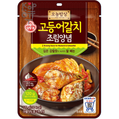 Ottogi Braising Sauce Mackerel &amp; Cultassfish - Соус для приготовления Скумбрии и Морского Окуня 120гр.
