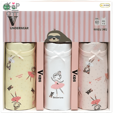V KIDS Трусики для девочек Little Ballerina, упаковка 5шт., Ю.Корея. — Корейские товары для всей семьи(КорОпт)