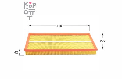 LIVCAR AIR FILTER LCJ000/42192/1A / Воздушный фильтр
