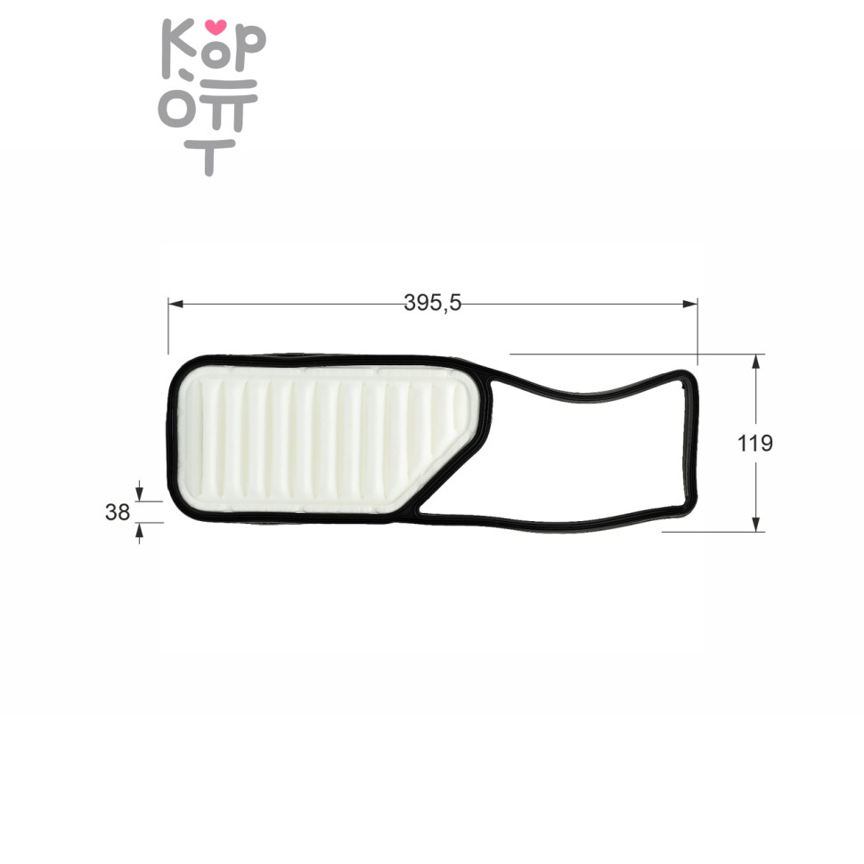 LIVCAR AIR FILTER LCT750/0000A / Воздушный фильтр