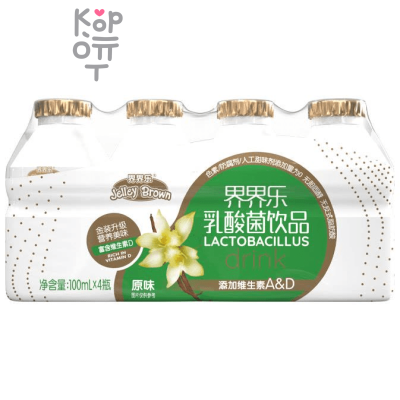 Jelley Brown Children's Lactobacillus Drink Gold Original Flavor - Напиток с лактобактериями и витаминами А и Д, 100мл.