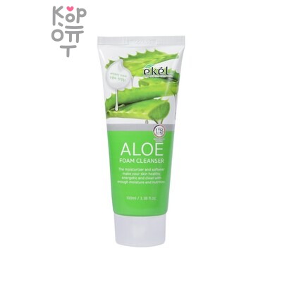 Ekel Aloe Foam Cleanser - Пенка для умывания с экстрактом алоэ 100 мл
