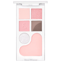 Rom&Nd Bare Layer Palette #02 Strawberry Mood - Палетка для макияжа век и лица в клубничных оттенках 14 г
