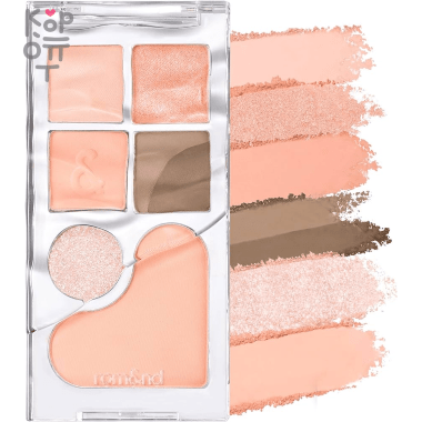 Rom&amp;Nd Bare Layer Palette - Палетка для макияжа век и лица 14гр. — Корейские товары для всей семьи(КорОпт)