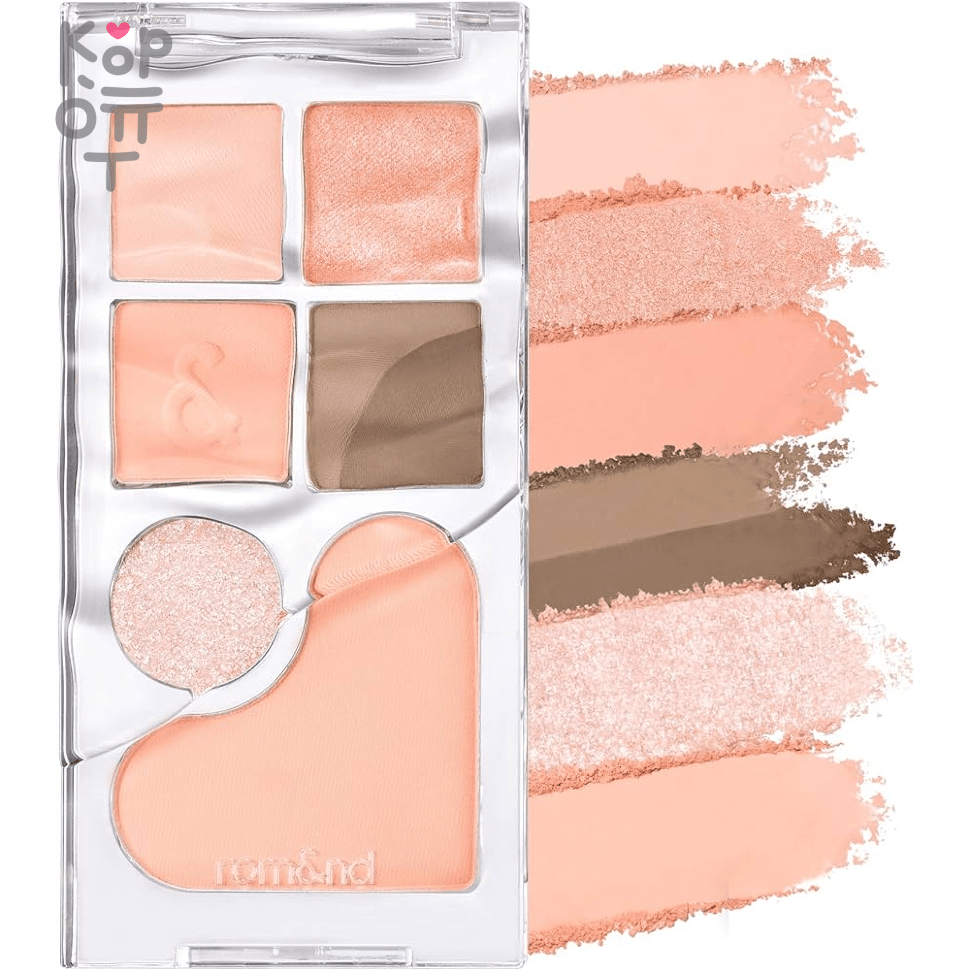 Rom&Nd Bare Layer Palette - Палетка для макияжа век и лица 14гр., купить с доставкой на дом фото 1 — Корейские товары для всей семьи(КорОпт)