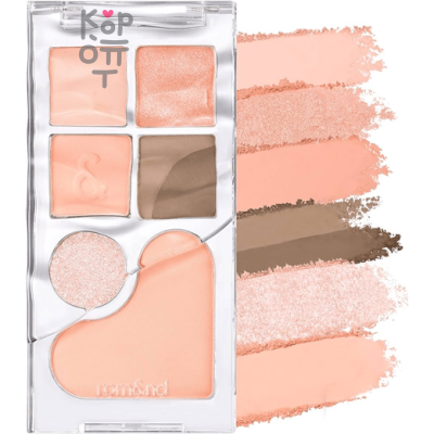 Rom&amp;Nd Bare Layer Palette - Палетка для макияжа век и лица 14гр.