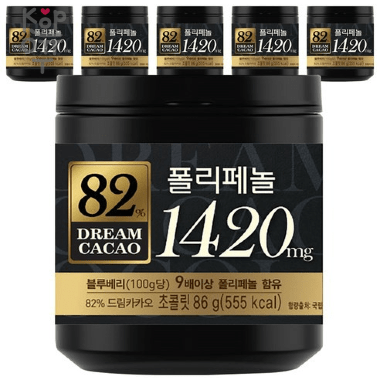 Lotte Dream Cacao 82% - Горький шоколад в кубиках Дрим Какао, 86гр.*24уп. в Коробке &mdash; Корейские товары для всей семьи(КорОпт)