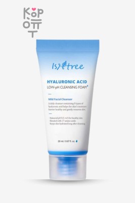 Isntree Hyaluronic Acid Low-pH Cleansing Foam - Слабокислотная увлажняющая пенка для умывания 150 мл