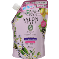 KOSE Salon Style Rich Moisture Conditioner - Увлажняющий кондиционер с экстрактом имбиря для сухих и поврежденных волос.