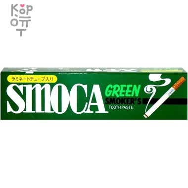 Smoca Green Зубная паста для курящих со вкусом мяты и эвкалипта 120гр. — Корейские товары для всей семьи(КорОпт)