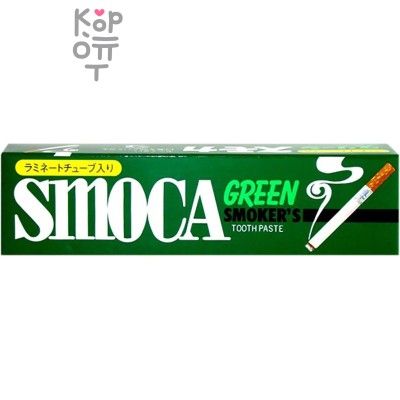 Smoca Green Зубная паста для курящих со вкусом мяты и эвкалипта 120гр.