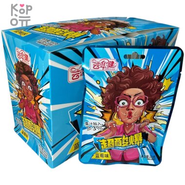 Леденцы супер кислые YunHuaJian Sour Candy со вкусом Черники &mdash; Корейские товары для всей семьи(КорОпт)