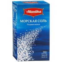 Соль морская мелкая, Атлантика, 1кг