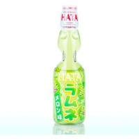 Hata Kosen Melon Ramune Напиток безалкогольный газированный Рамуне со вкусом дыни, 200 мл
