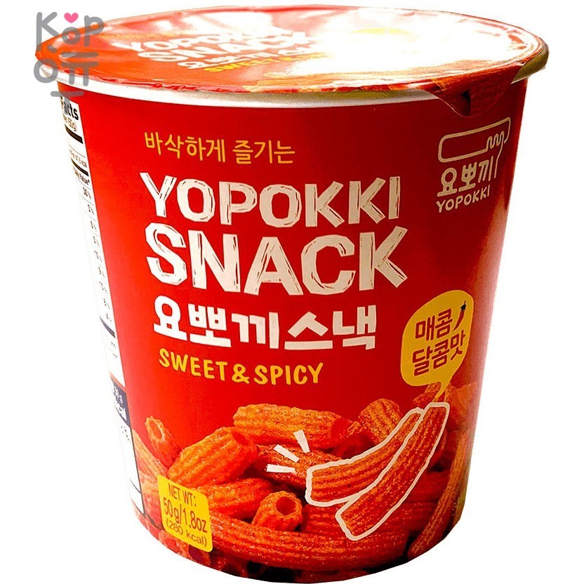 Снэк YOPOKKI остро-сладкий вкус "YOPOKKI SNACK SWEET&SPICY" 50гр., купить с доставкой на дом фото 1 — Корейские товары для всей семьи(КорОпт)