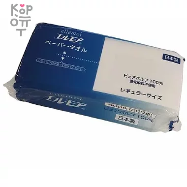 Kami Shodji ELLEMOI - Бумажные двухслойные полотенца для кухни (мягкая упаковка)  — Корейские товары для всей семьи(КорОпт)