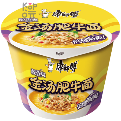 Лапша быстрого приготовления Kang Shi Fu Beef Noodle, с Говядиной, 110гр.
