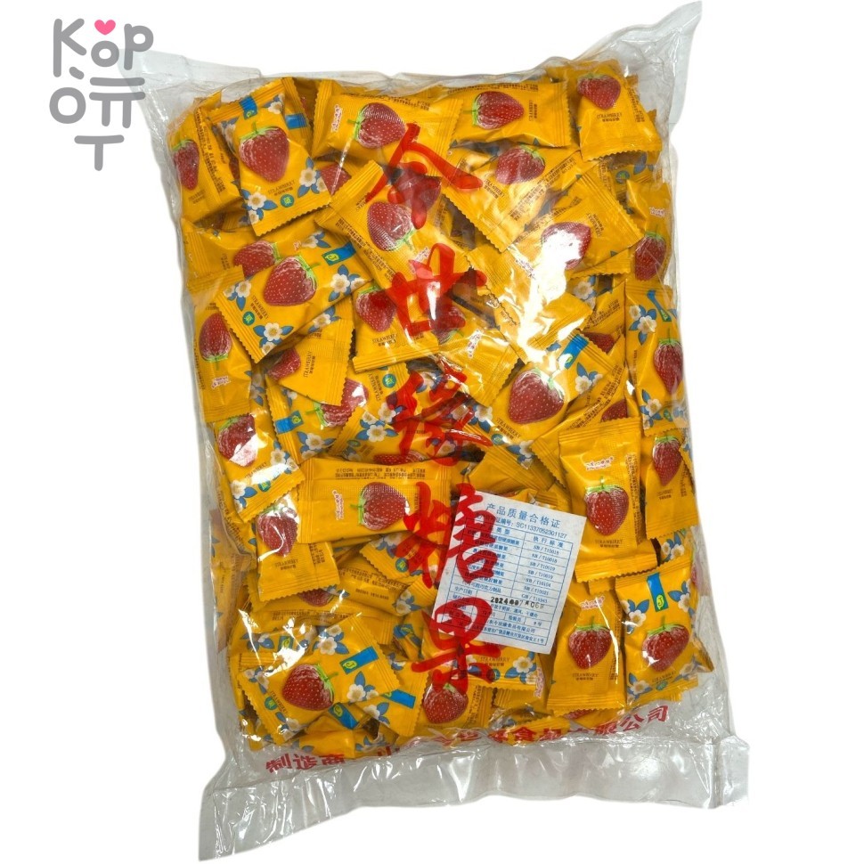 Мармелад Shanghai со вкусом Клубники, 2,5кг, купить с доставкой на дом фото 1 &mdash; Корейские товары для всей семьи(КорОпт)