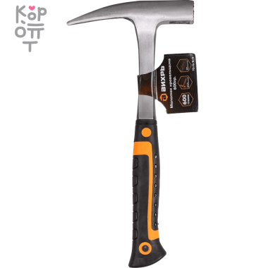 Молоток кровельщика 600гр., цельнометаллический, двухкомпонентная рукоятка Вихрь. — Корейские товары для всей семьи(КорОпт)