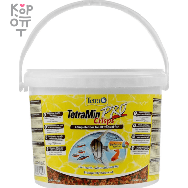 TetraMin Pro Crisps корм-чипсы для всех видов рыб 10 л (ведро) — Корейские товары для всей семьи(КорОпт)